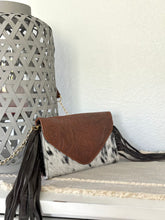 Load image into Gallery viewer, Cowhide Fringe Clutch
