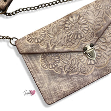 Load image into Gallery viewer, Beige Leather Clutch
