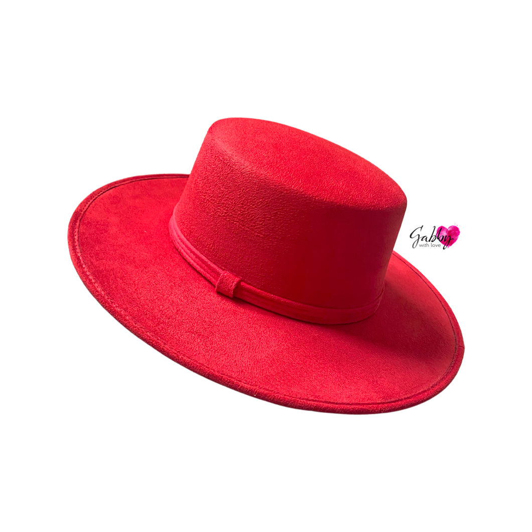 Red (Boater) Sombrero