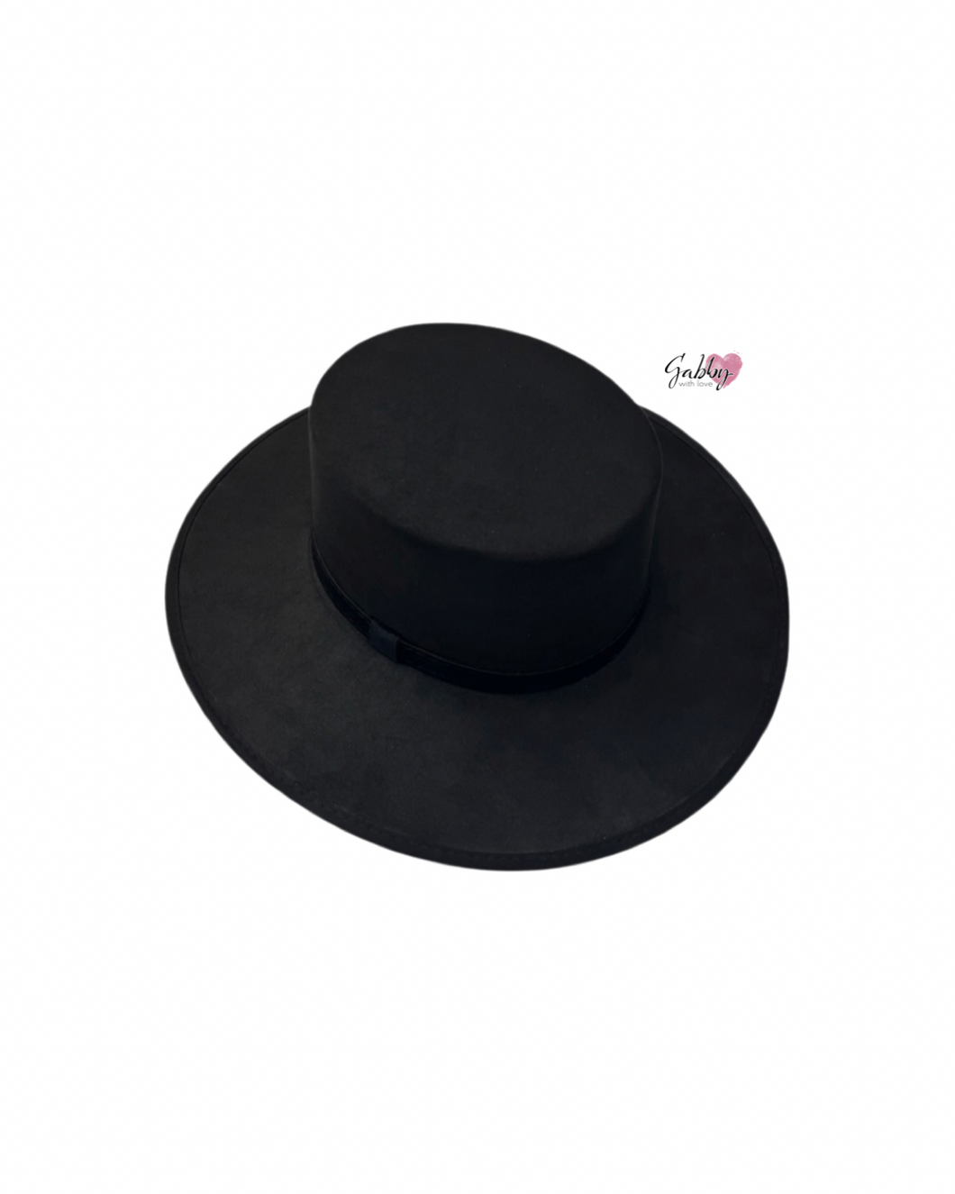 Black (Boater) Sombrero