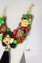Load image into Gallery viewer, Polymer Clay Necklace - (8081)
