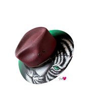 Load image into Gallery viewer, White Tiger Hat (hand painted)
