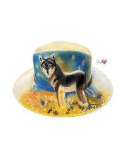 Load image into Gallery viewer, Lobo Hat (hand painted)
