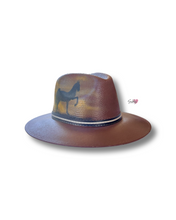 Load image into Gallery viewer, Brown Horse Hat (hand painted)
